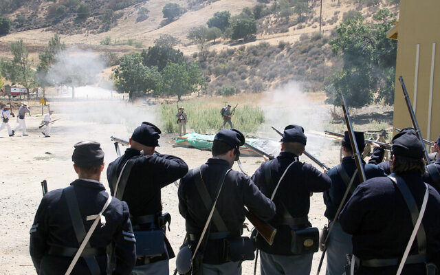 Civil War Reenactment in Tres Pinos San Benito County Historical Park